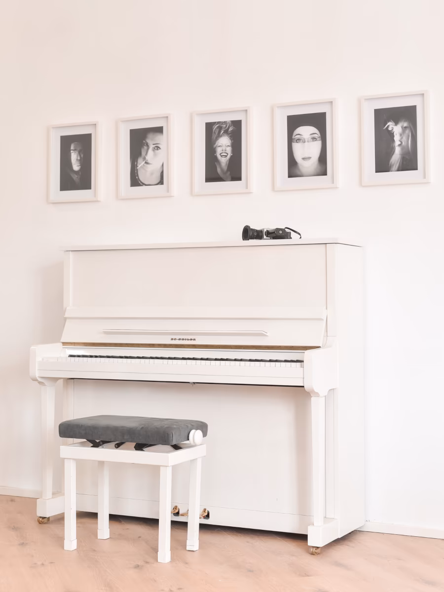 Seiler Klavier im Studio.