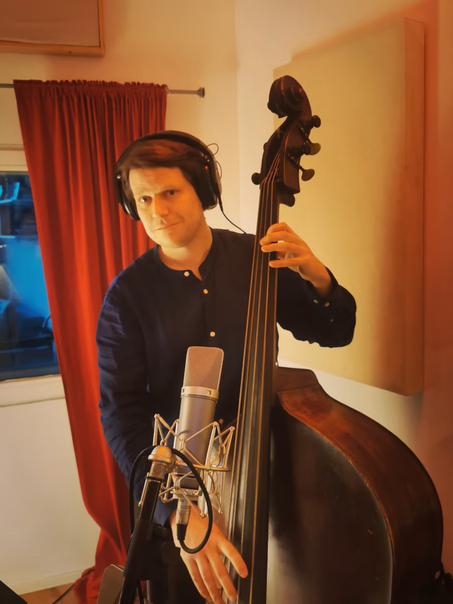 Ben Lehmann — double bass — Matthew Liebeck Quartet at Hot Milk Studio